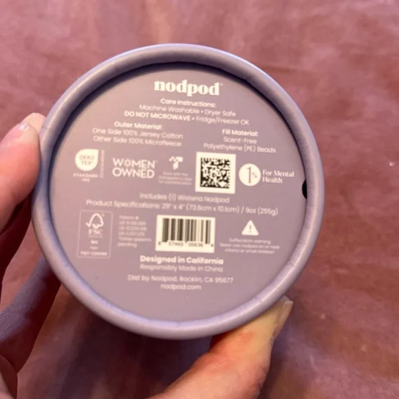 Nodpod Purple weighted Sleep Mask NWT - Picture 5 of 15